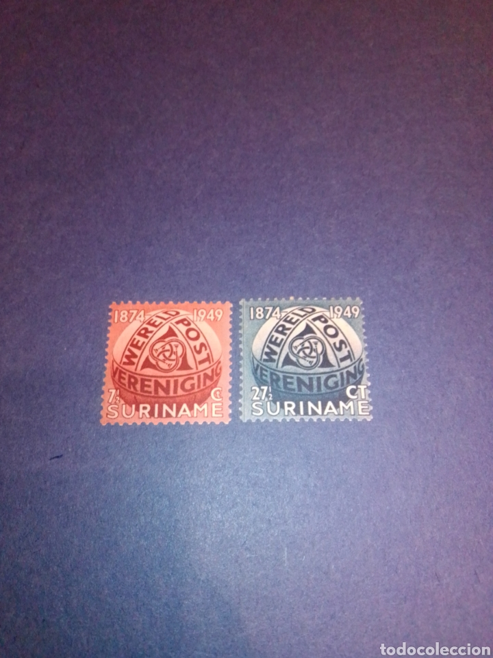 Sellos: UPU 1949 Suriname ........ - Foto 1