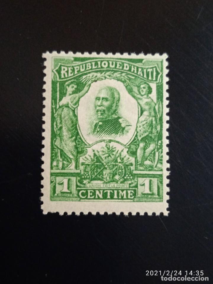 Briefmarken: REPUBLICA DE AITI 1 CENTS, A&Ntilde;O 1902.