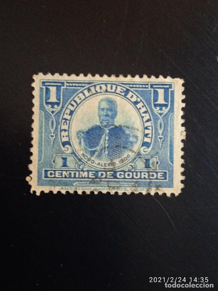 Stamps: REPUBLICA DE AITI 1 CENT DE GOURDE, A&Ntilde;O 1906.