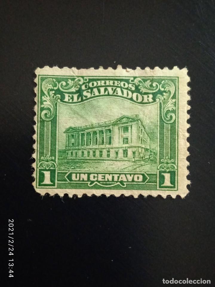 Sellos: EL SALVADOR 1 CENT, A&Ntilde;O 1916. - Foto 1