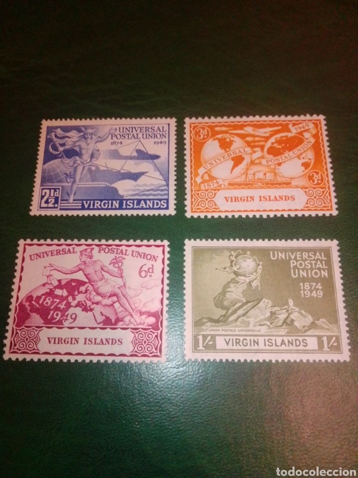 Sellos: 1949 UPU Islas Virgenes - Foto 1
