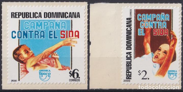 Briefmarken: F-EX23280 DOMINICAN REP DOMINICANA MNH 2000 UPAEP AISD CAMPAING SIDA MEDICINE.