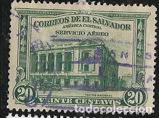 Sellos: EL SALVADOR A&Eacute;REO YVERT 79 - Foto 1
