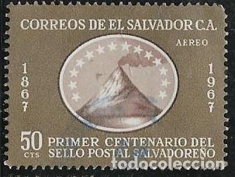 Sellos: EL SALVADOR A&Eacute;REO YVERT 220 - Foto 1