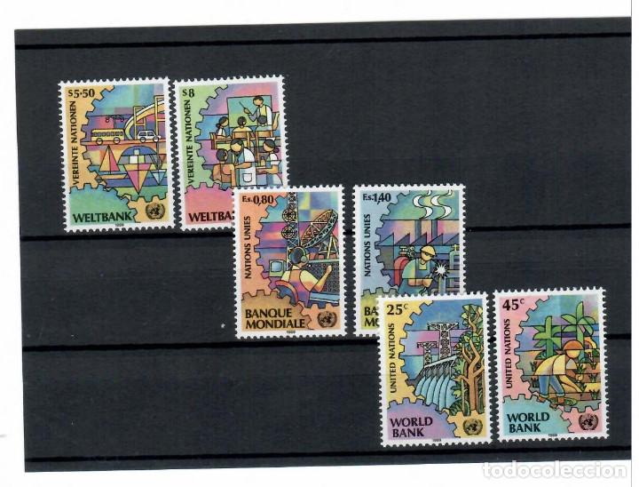 Briefmarken: SERIE DE NACIONES UNIDAS BANCA MUNDIAL A&Ntilde;O 1989
