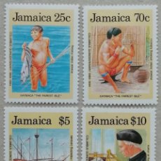 Sellos: 1989. JAMAICA. 747 / 750. 500 ANIV. DESCUBRIMIENTO DE AMÉRICA. SERIE COMPLETA. NUEVO.. Lote 274432358