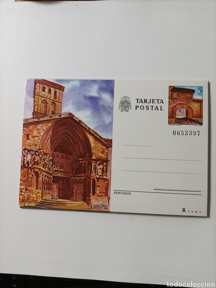 Sellos: Tarjeta postal franqueada - Foto 1