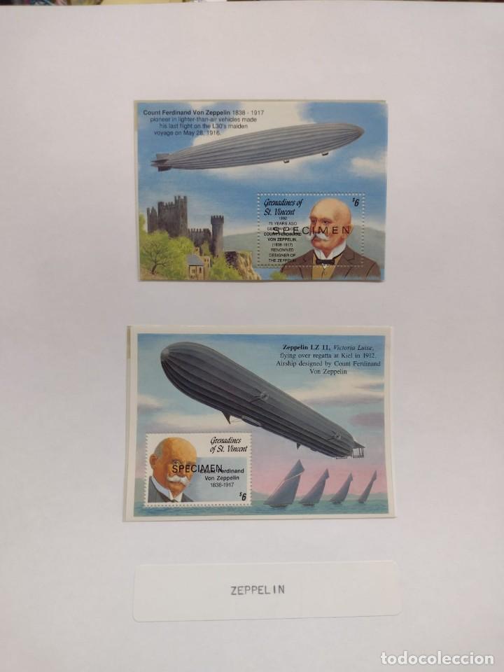 Stamps: O) GRANADINAS 1992, MUESTRA, ZEPPELIN LZ 11 VICTORIA LUISE, FLIYENG OVER REGATTA EN KIEL EN 1912, CO