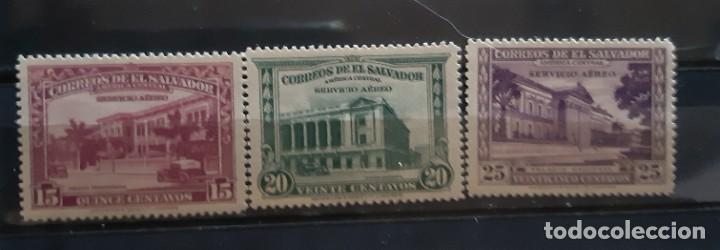 Sellos: EL SALVADOR,1944, CAT.YT.PA78/80.