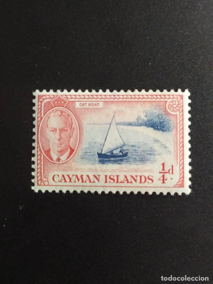 Sellos: ## Caymans islands nuevo 1950 1/4d## - Foto 1
