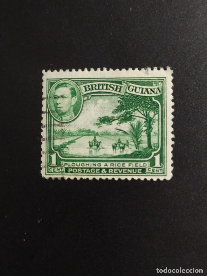 Sellos: ## British guiana usado 1938 1c## - Foto 1