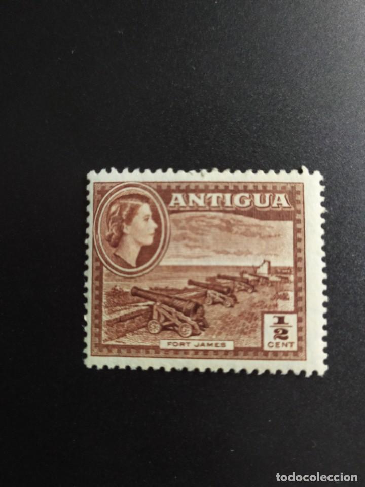 Sellos: ## Antigua nuevo 1954 1/2c ## - Foto 1