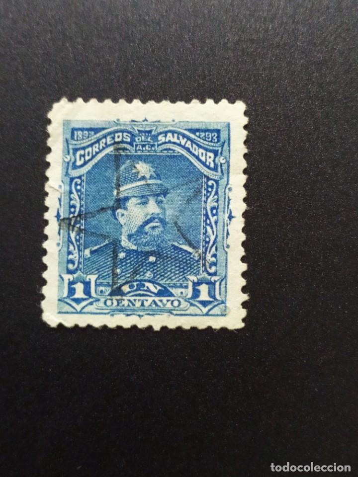 Sellos: ## El Salvador usado 1893 1c ## - Foto 1