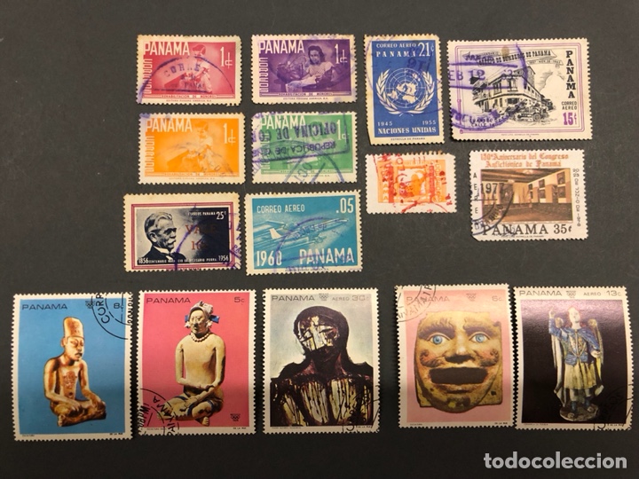 Sellos: Lote 15 sellos Panama - Foto 1