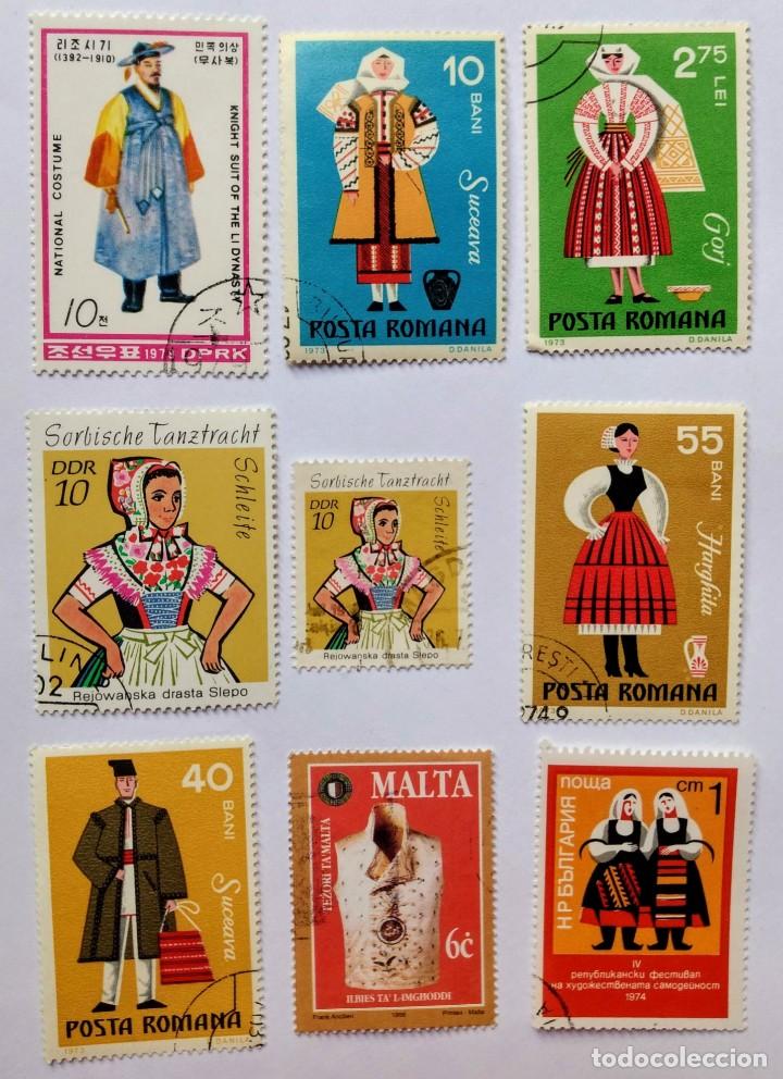 Sellos: LOTE SELLOS TRAJES TIPICOS - Foto 1