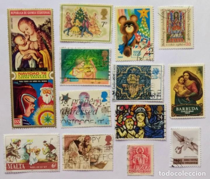 Sellos: LOTE SELLOS TEMATICA RELIGION - NAVIDAD - Foto 1