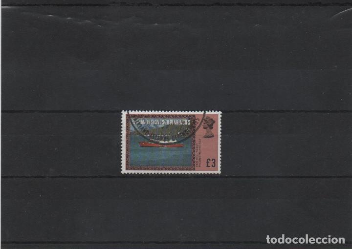 Timbres: Valor final usado de serie b&aacute;sica de Dependencias de Falkland. A&ntilde;o 1980