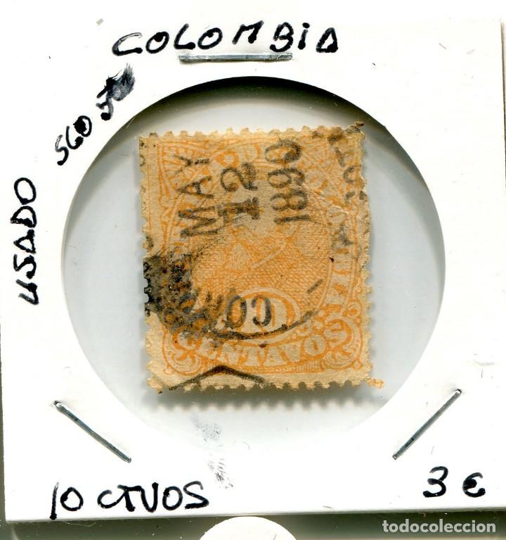 Sellos: 10 CENTAVOS COLOMBIA ( USADO ) ( SLO50 ) - Foto 1