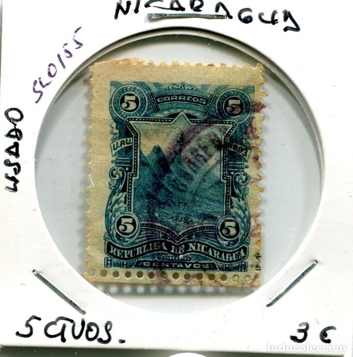 Sellos: 5 CENTAVOS NICARAGUA ( USADO ) ( SLO155 ) - Foto 1