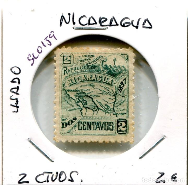 Sellos: DOS CENTAVOS NICARAGUA ( USADO ) ( SLO159 ) - Foto 1