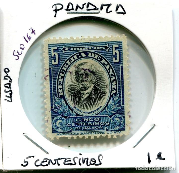 Sellos: 5 CENTIMOS PANAMA ( USADO ) ( SLO167 ) - Foto 1