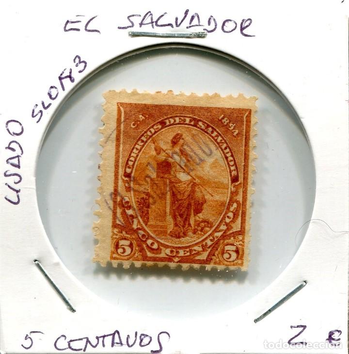 Sellos: 5 CENTAVOS EL SALVADOR ( USADO ) ( SLO183 ) - Foto 1