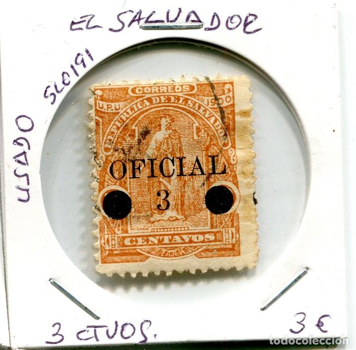 Sellos: 3 CENTAVOS EL SALVADOR ( USADO ) ( SLO191 ) - Foto 1