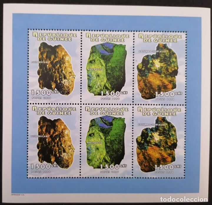 Sellos: GUINEA 1998- HB MINERALES = - Foto 1