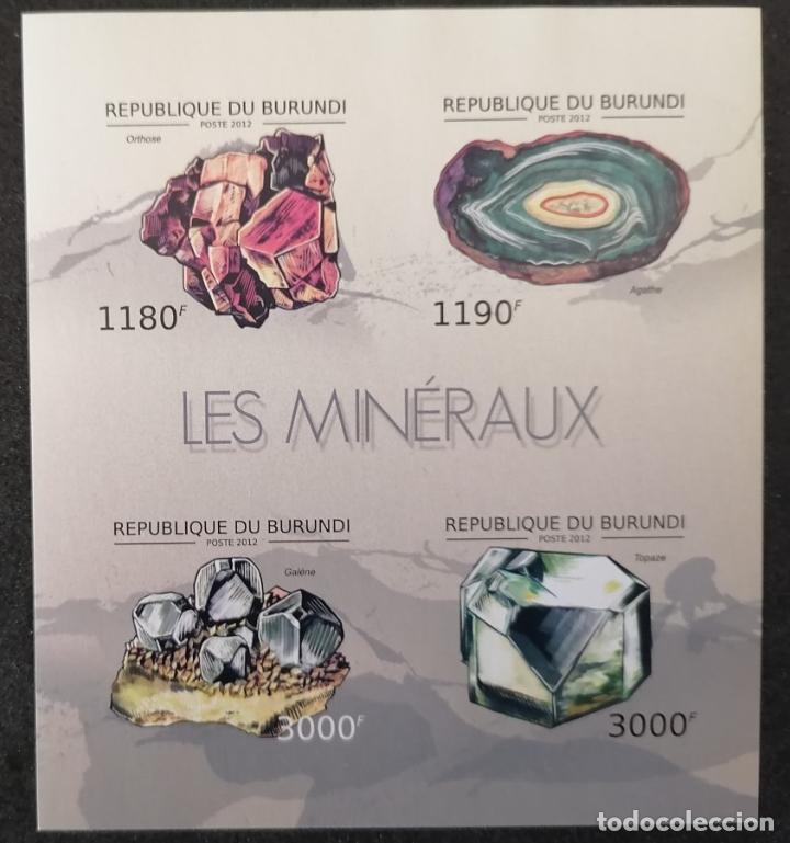 Sellos: BURUNDI 2012 - HB MINERALES = - Foto 1