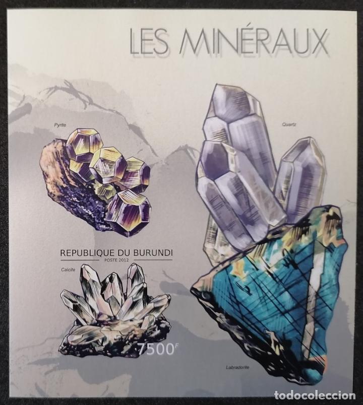 Sellos: BURUNDI 2012 - HB MINERALES = - Foto 1