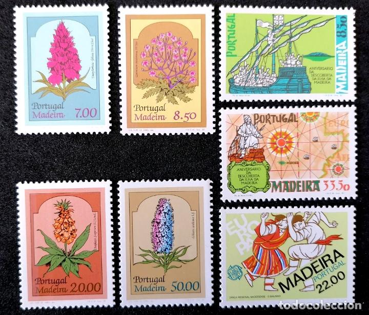 Sellos: MADEIRA 1981 - A&Ntilde;O COMPLETO - Foto 1