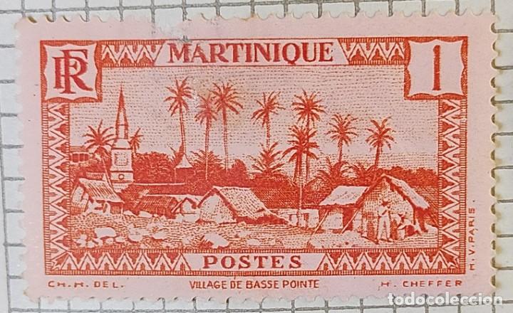 Sellos: Sello Martinica 1933 &rsaquo; (Basse-Pointe) Punta baja 1 C&eacute;ntimo Franc&eacute;s - Foto 1