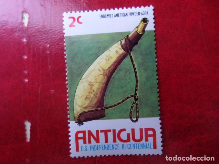 Timbres: +antigua, 1976, bicentenario independencia de los estados unidos, Yvert 417