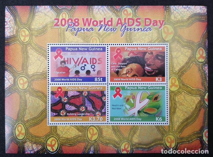 Sellos: PAPUA 2008 - HB . AIDS - Foto 1