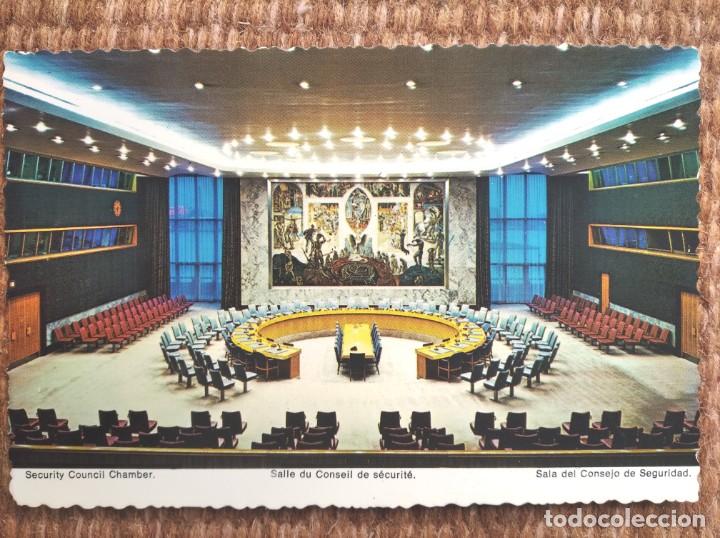 Briefmarken: NACIONES UNIDAS - NEW YORK - USA - SALA DEL CONSELO DE SEGURIDAD