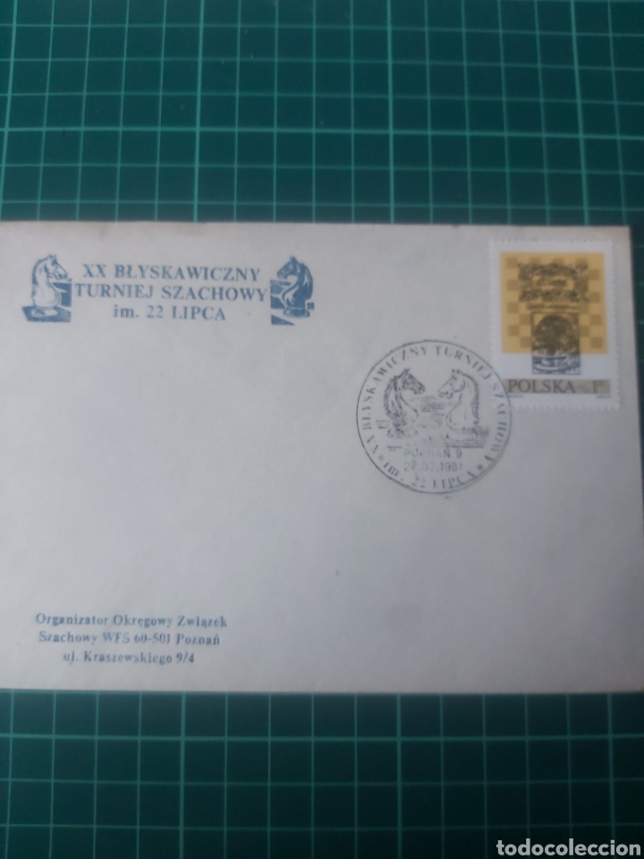 Sellos: 1981 AJEDREZ POLONIA MATASELLO - Foto 1