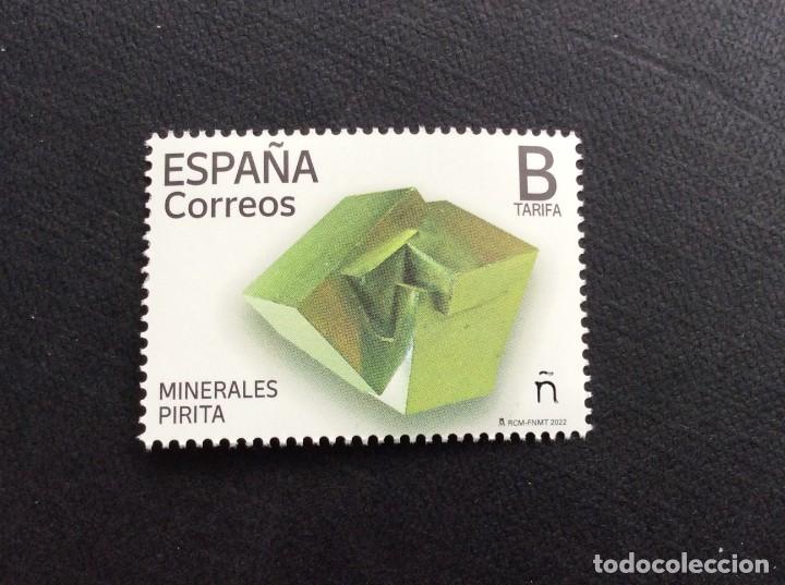 Sellos: MINERALES. ESPA&Ntilde;A A&Ntilde;O 2022. PIRITA. - Foto 1