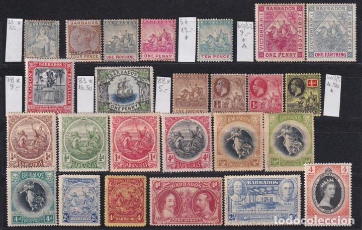 Sellos: F-EX20728 BARBADOS CLASSICS STAMPS LOT. - Foto 5