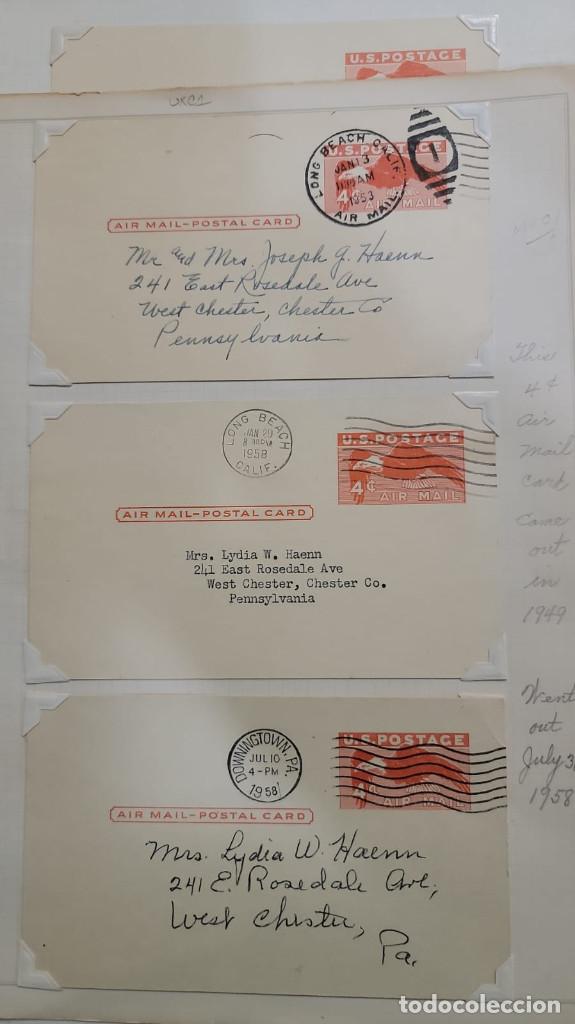 Briefmarken: SO) LOT OF AMERICAN POSTCARD STATIONS