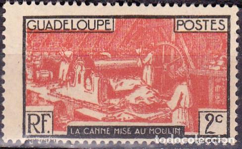 Briefmarken: 1928 - GUADALUPE - ANTILLAS FRANCESAS - MOLINO CA&Ntilde;A DE AZUCAR - YVERT 100