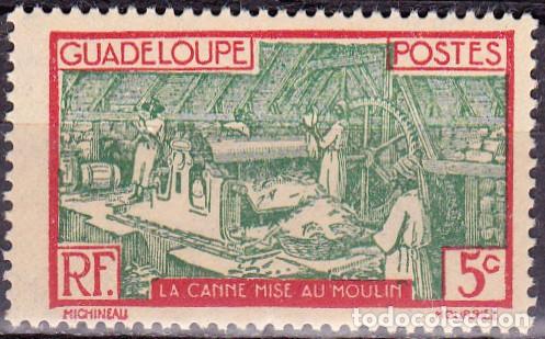 Briefmarken: 1928 - GUADALUPE - ANTILLAS FRANCESAS - MOLINO CA&Ntilde;A DE AZUCAR - YVERT 102