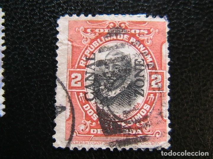Stamps: SELLO POSTAL 2 CENTS CENTESIMOS DE BALBOA PANAMA 1909 - FERNANDEZ DE CORDOBA- SOBRECARGA CANAL ZONE