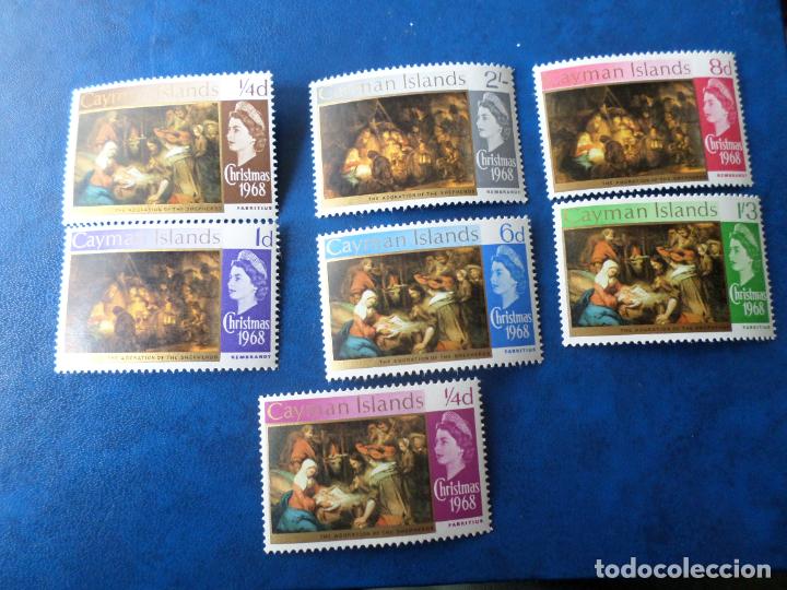 Sellos: *islas caiman, 1968, navidad, Yvert 207/13 - Foto 1