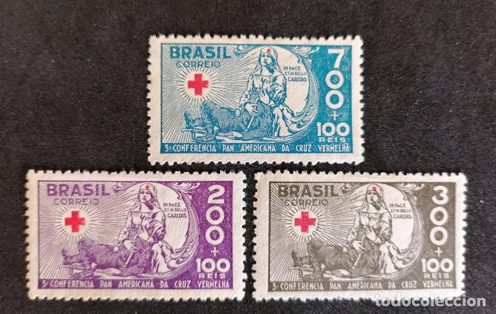 Sellos: BRASIL 1935 CRUZ ROJA - Foto 1