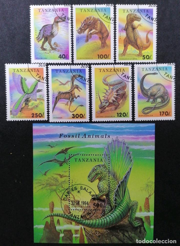Sellos: TANZANIA 1994 - DINOSAURIOS - Foto 1