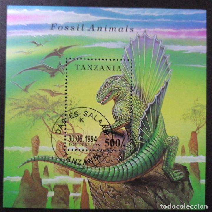 Sellos: TANZANIA 1994 - DINOSAURIOS - Foto 2