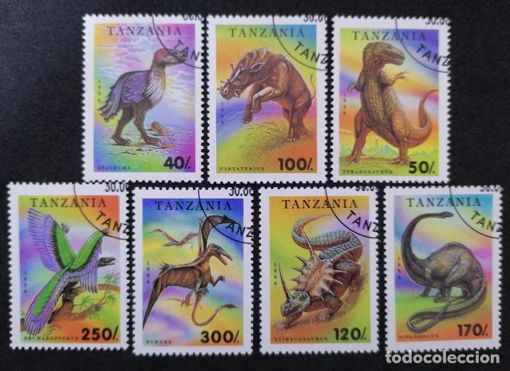Sellos: TANZANIA 1994 - DINOSAURIOS - Foto 3