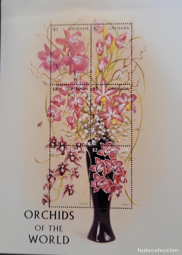 Sellos: SO) GRENADA, FLOWERS, ORCHIDS, MNH - Foto 1