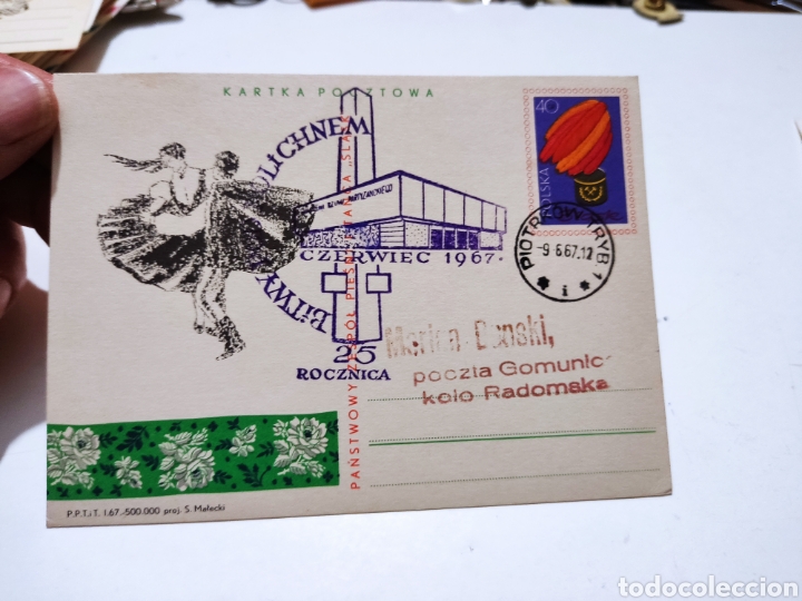Sellos: Tarjeta postal Polonia - Foto 1