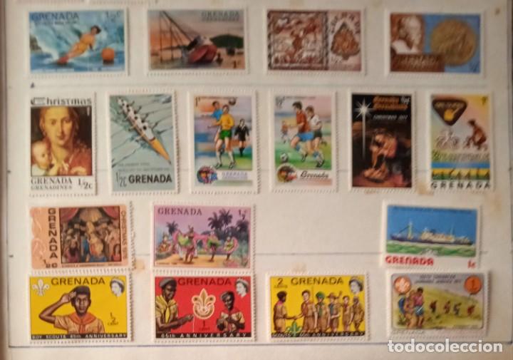Sellos: HOJA 37 SELLOS GRENADA A&Ntilde;O 1940-1970. - Foto 3